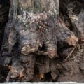 What happens to the ground when a tree is removed?